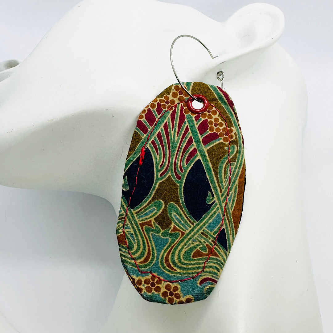 Liberty Fabric Earrings by Studio Burt