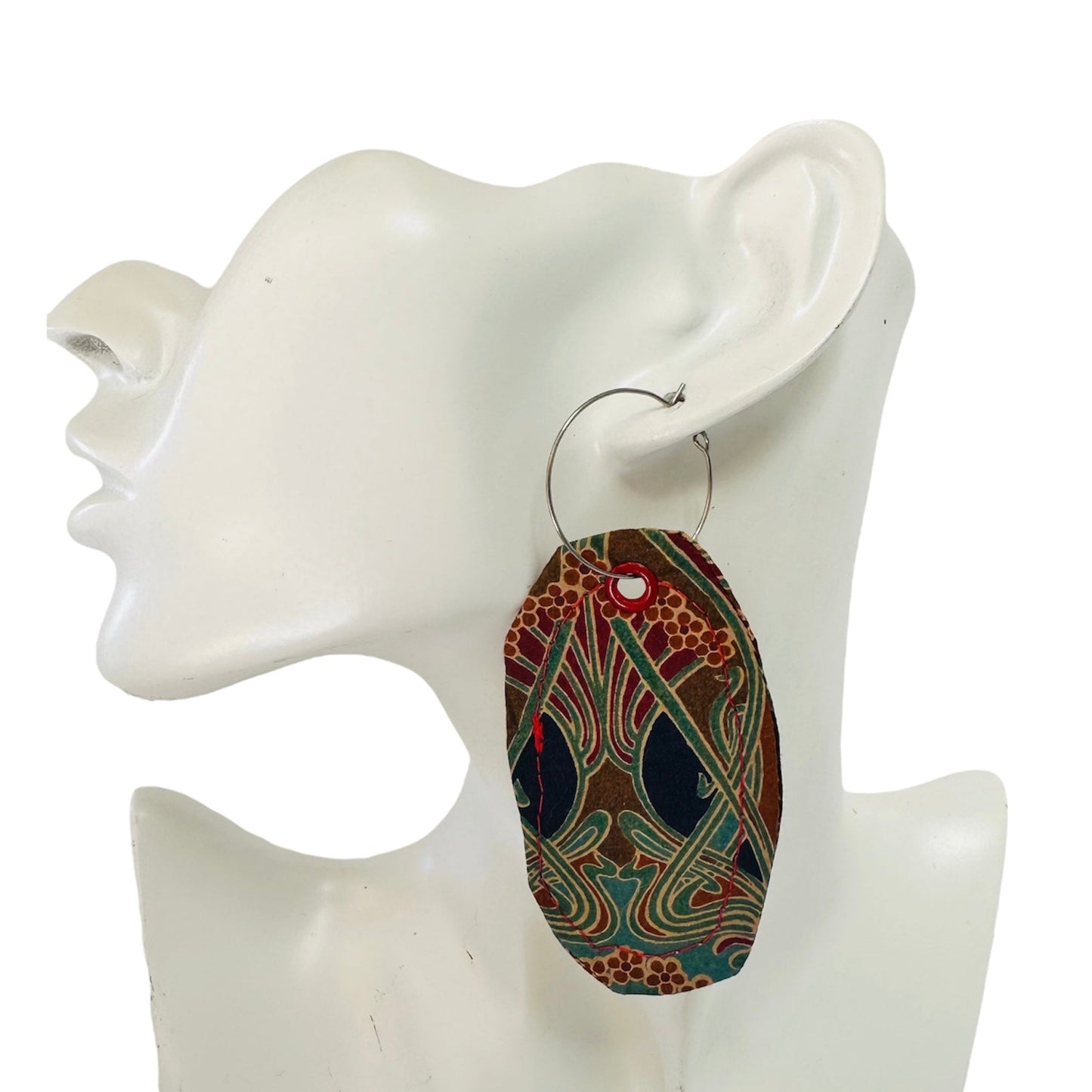 Liberty Fabric Earrings by Studio Burt