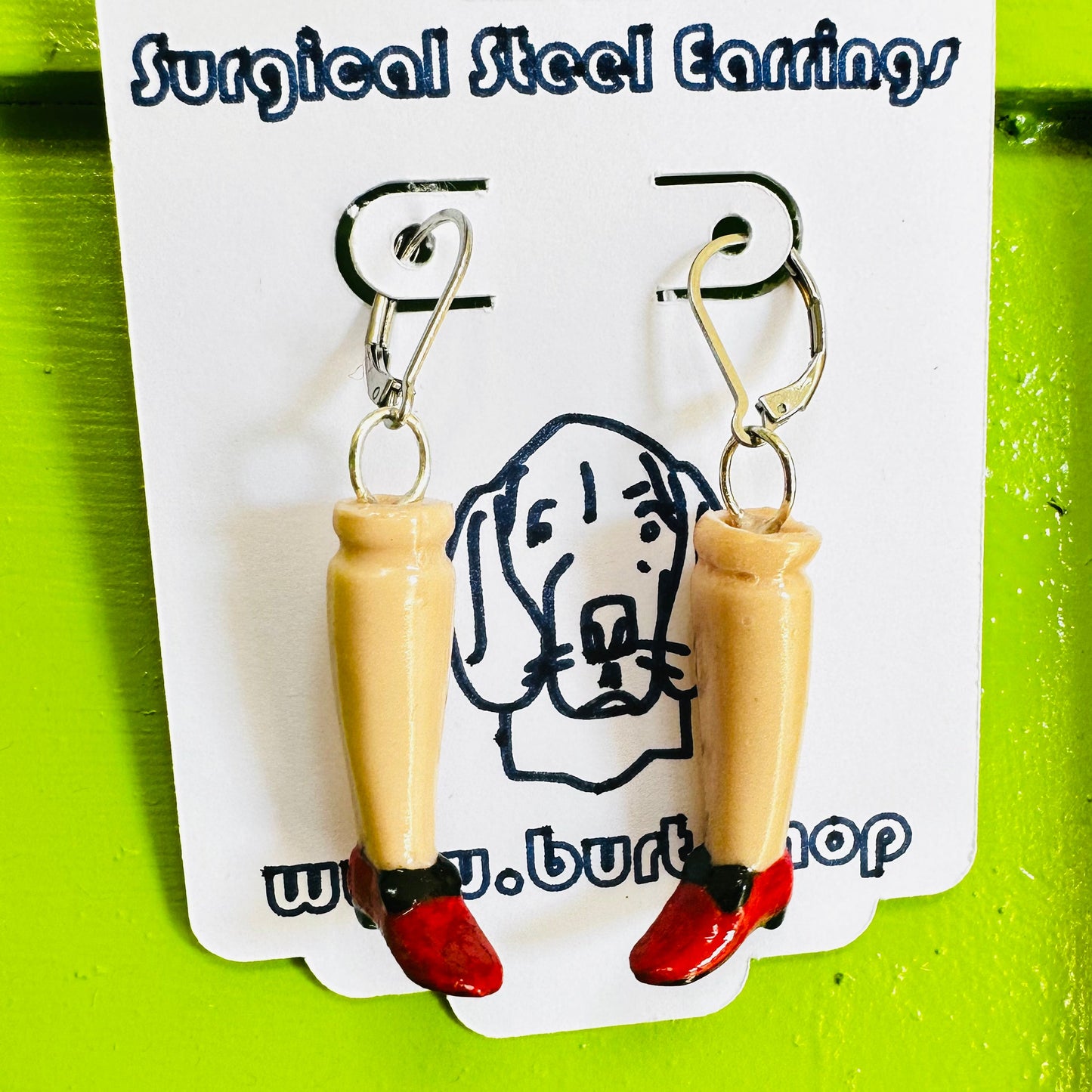 Doll Leg Earrings by Studio Burt