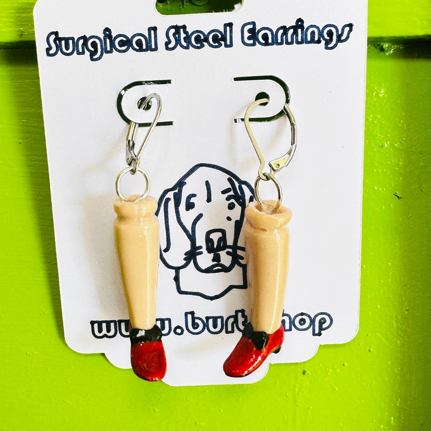 Doll Leg Earrings by Studio Burt